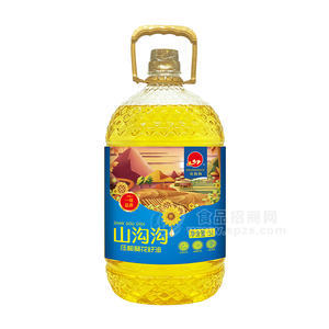 山溝溝壓榨葵花籽油食用油5L