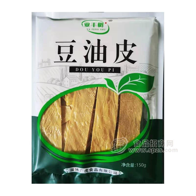 亚丰树油豆皮干鲜食品袋装招商150g