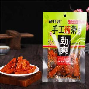 鄭佳龍手工辣條芝麻面筋勁爽調(diào)味面制品36克