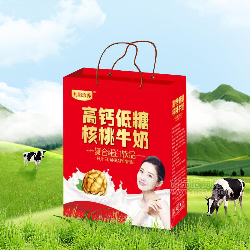 高钙低糖牛奶复合蛋白饮品礼盒装招商