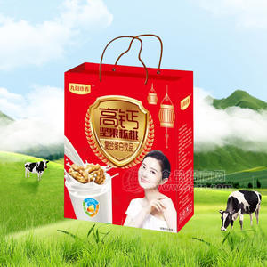 高钙坚果核桃复合蛋白饮品礼盒装招商