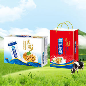 高钙核桃乳饮料箱装招商