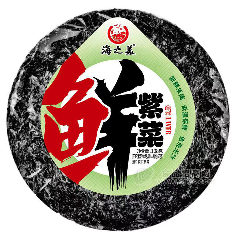 ·海之美鲜紫菜袋装108g 
