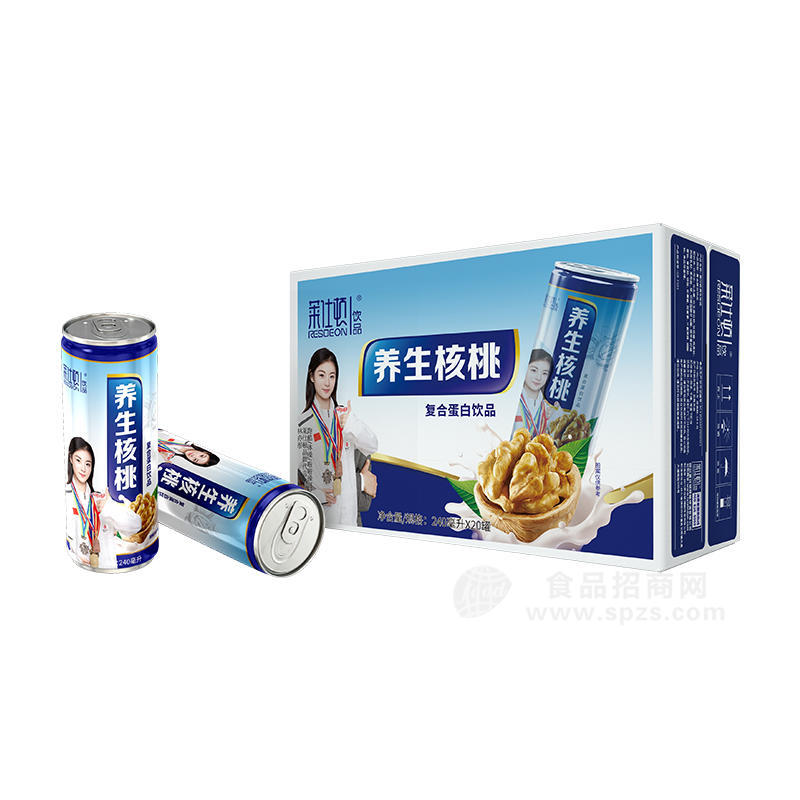 莱仕顿养生核桃复合蛋白饮品箱装招商