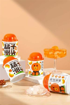 橘子洲头陈皮蜜橘罐头312g