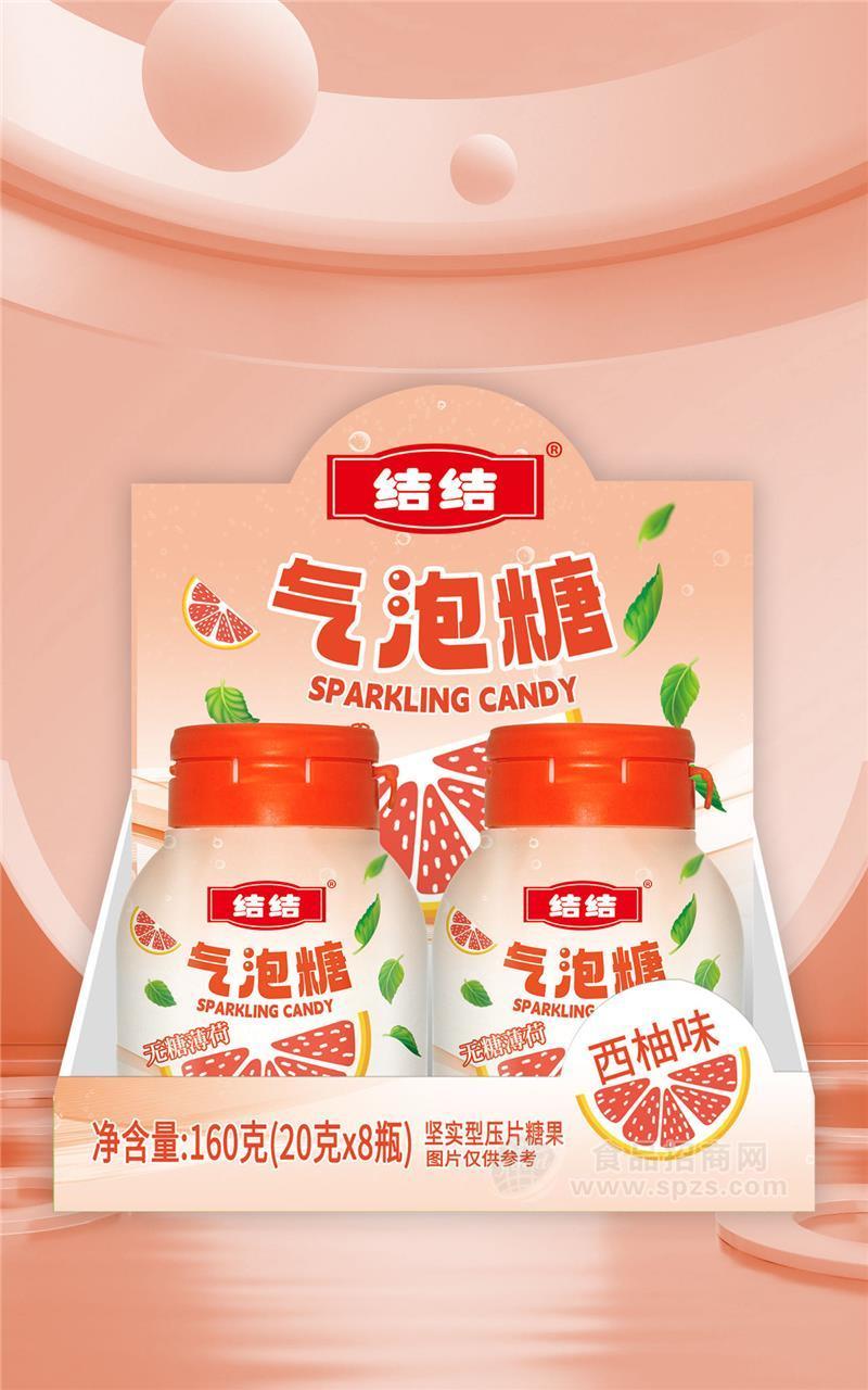 结结气泡糖西柚味160g