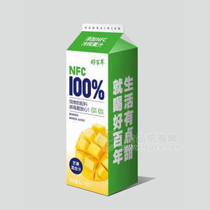 好百年NFC芒果混合汁盒裝飲料招商1L