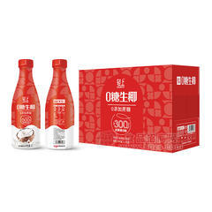 轻上0糖生椰椰子汁植物蛋白饮料箱装招商1L×8瓶