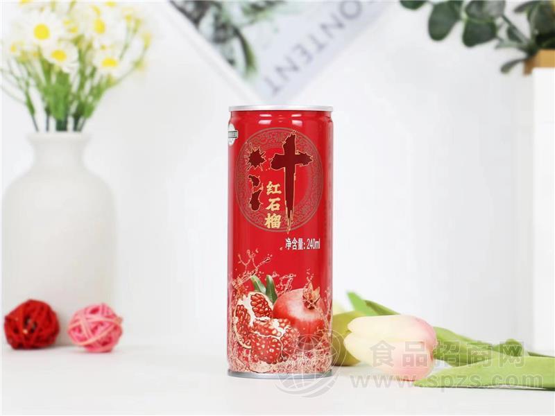 聚润粮谷庄园红石榴果汁饮料瓶装240ml