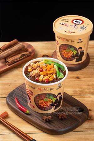 嗨吃家明星版酸辣粉143g速食紅薯粉桶裝