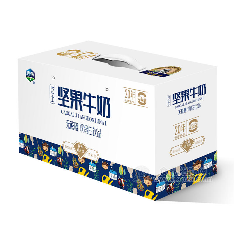 顺有芝士坚果牛奶无蔗糖双蛋白饮品