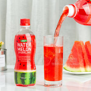 OKF西瓜气泡饮料韩国进口饮料500ml