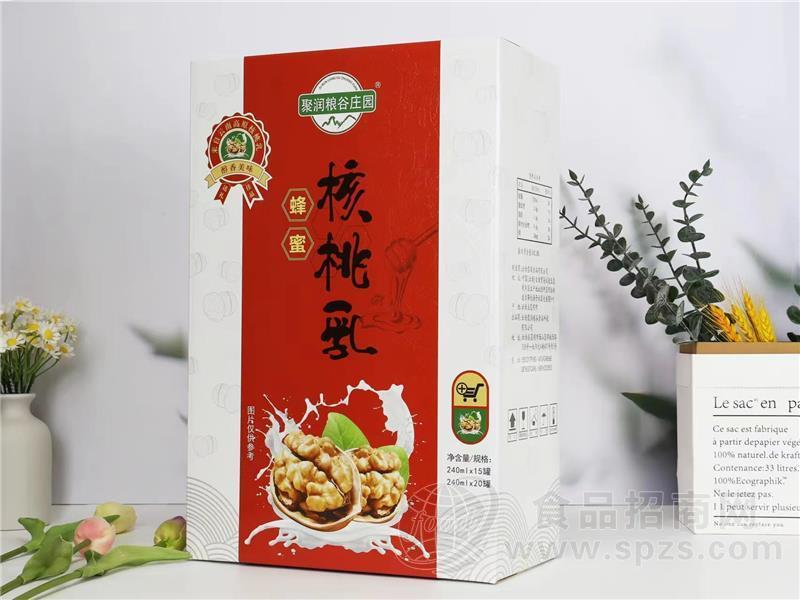 聚润粮谷庄园蜂蜜核桃乳箱装