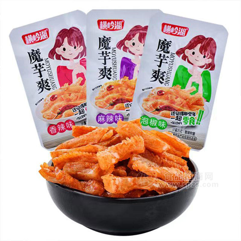 橫嶺湖魔芋爽混合口味散裝稱重休閑食品袋裝招商
