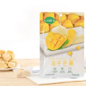 巧力果子冻干芒果40g代可可脂巧克力制品