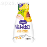 倍养乐果撞奶黄桃百香果乳酸菌饮品乳饮料350ml