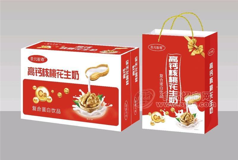 圣元智尊高钙核桃花生奶