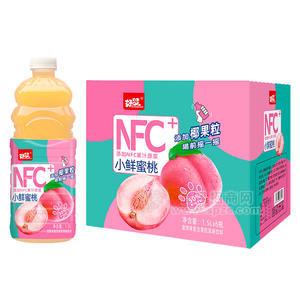 好梦桃味添加NFC复合果汁饮料箱装招商1.5L×6瓶
