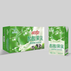 雅秀园酸酸果乳酷爽原味乳味饮料箱装招商