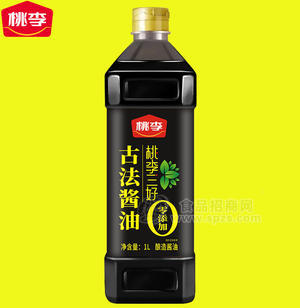 桃李零添加古法醬油1L×12瓶