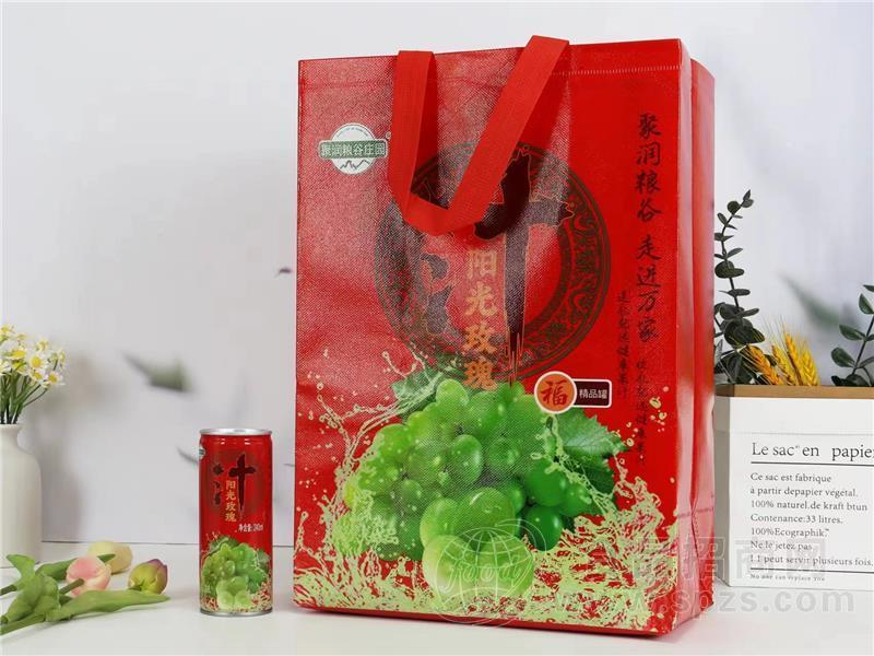 聚润粮谷庄园阳光玫瑰果汁饮料礼袋装
