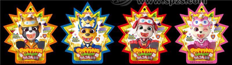 沃淇乐超能狗狗侠跳跳糖混合口味袋装14g