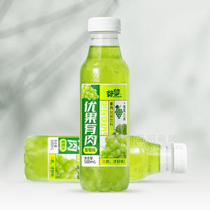 好夢(mèng)優(yōu)果有肉葡萄味風(fēng)味飲料瓶裝招商500ml