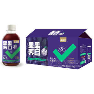 益品堂益生元藍(lán)莓果汁箱裝招商500ml×15瓶