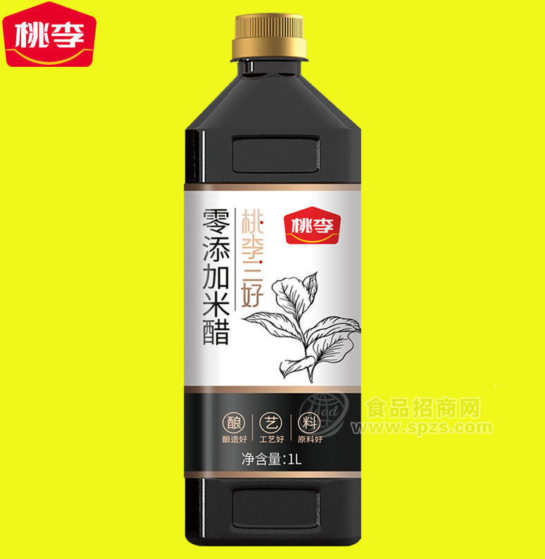 桃李三好零添加米醋1L×12瓶瓶裝醋