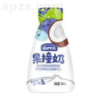 倍养乐果撞奶原味椰果果粒乳酸菌饮品乳饮料350ml