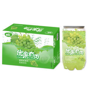 好夢(mèng)優(yōu)果有肉葡萄味果肉飲料箱裝招商330ml