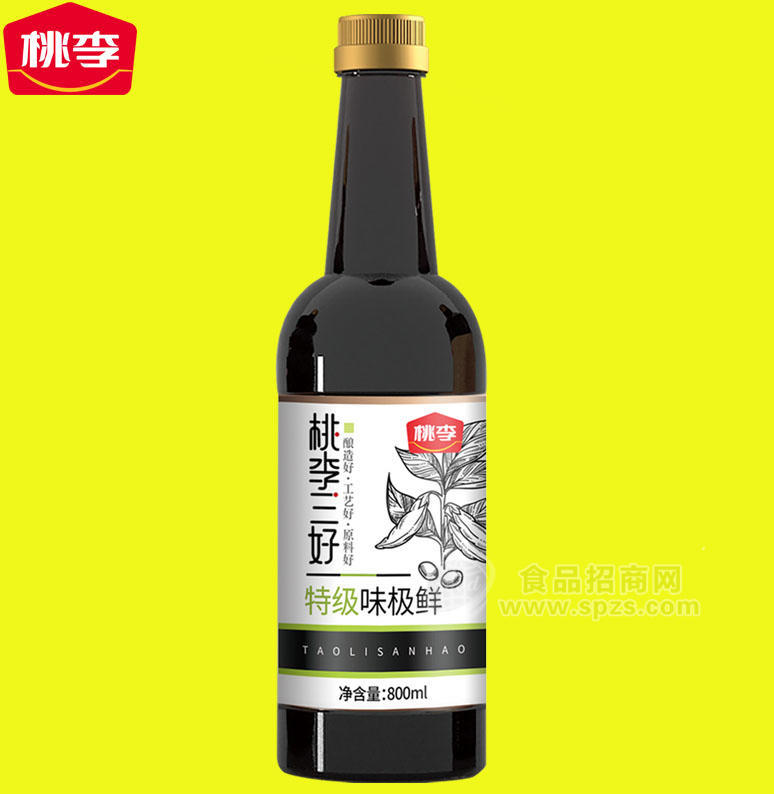 桃李三好特技味極鮮醬油800ml×12瓶