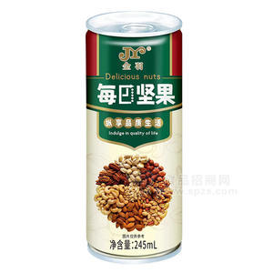 金羽每日堅果罐裝招商245ml