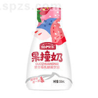 倍养乐果撞奶复合莓乳酸菌饮品乳饮料350ml