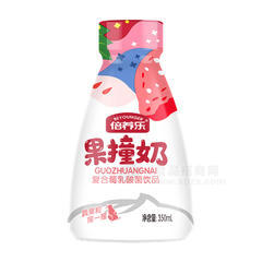 倍养乐果撞奶复合莓乳酸菌饮品乳饮料350ml
