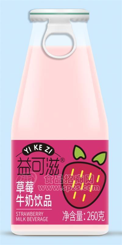 益可滋草莓牛奶饮品260克果味奶