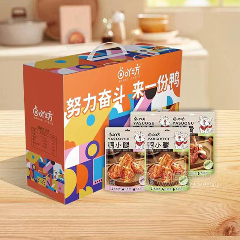 卤吖坊鸭小腿鸭锁骨休闲食品春节礼盒 