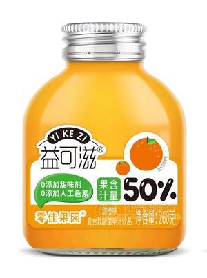 益可滋零佳果園復(fù)合果汁260克甜橙味