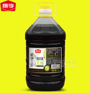 桃李鮮味生抽桶裝醬油5L×2桶大桶裝