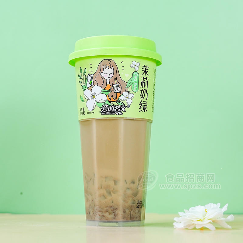 愛(ài)的名義茉莉奶茶飲料瓶裝招商