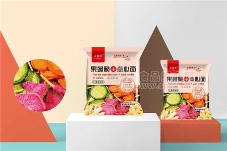 立客來(lái)果蔬脆+點(diǎn)心面川香麻辣味蔬菜干膨化食品包裝