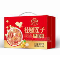 桂圆莲子八宝粥方便食品方便粥320gx12罐招商