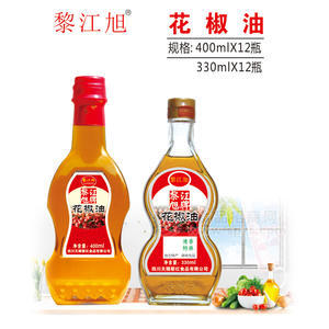 黎江旭花椒油調(diào)味油調(diào)味品400mlx12瓶招商