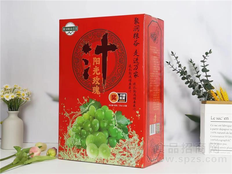 聚润粮谷庄园阳光玫瑰果汁饮料箱装