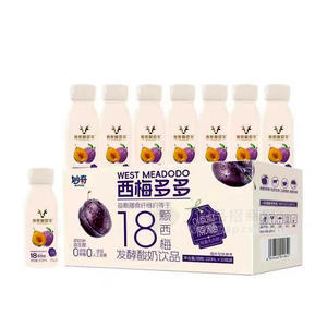 妙奇西梅多多发酵酸奶饮品乳饮料220mlx10瓶