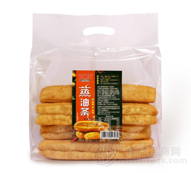 百瑞佳蒸油条速冻面米制品500g袋装