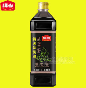 桃李特級味極鮮醬油1L×12瓶調(diào)味品