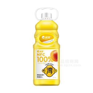 米奇nfc100%黃桃混合果汁飲料2L×6瓶