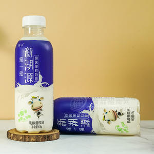 博牛新湖源原味果粒奶昔乳酸菌饮品瓶装招商518ml