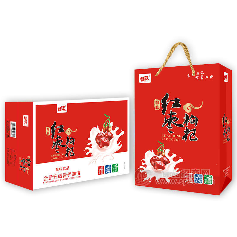 好梦红枣枸杞奶风味饮品箱装招商 